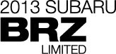 2013 Subaru BRZ Limited (M6)